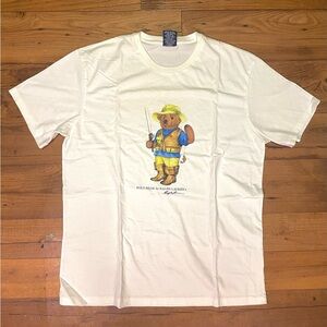 🛑SOLD🛑Vintage Ralph Lauren Polo Bear “Fisherman Bear” T Shirt. NWT.